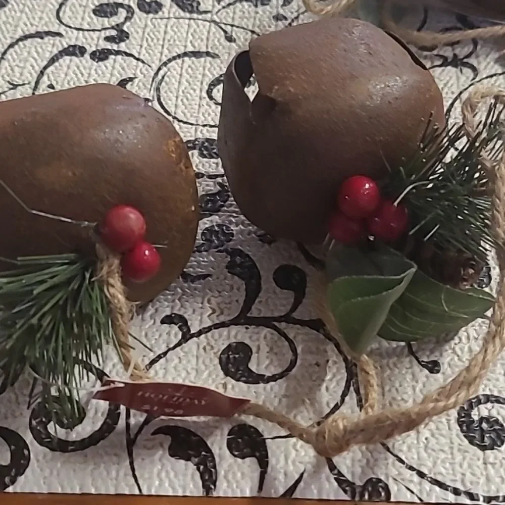 Holiday Time Brown Jingle Bell Garland